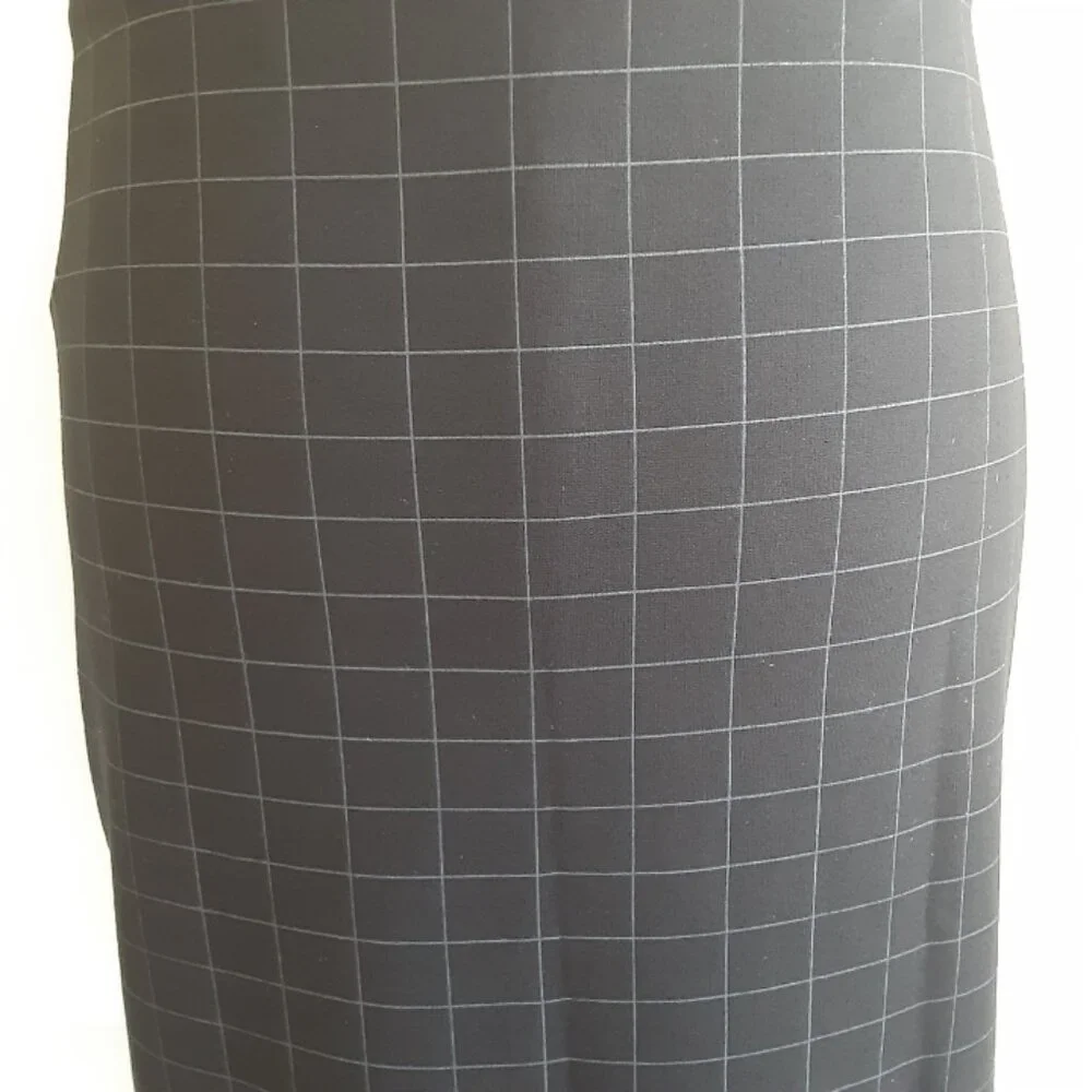 NEW Sanctuary Midi Pencil Skirt in Black Grid Medium - Picture 4 of 9